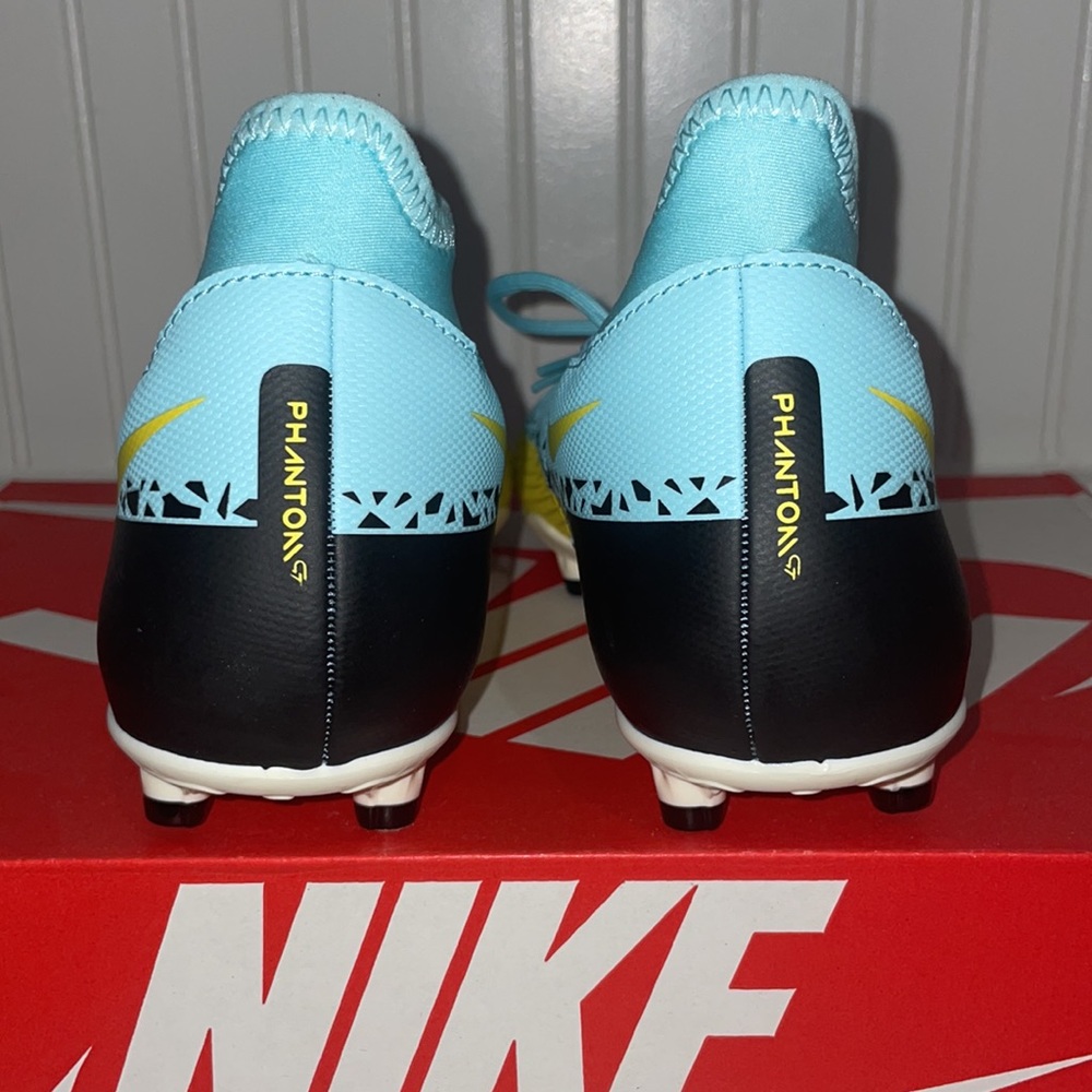 Nike Phantom Athletic Shoes - Light Blue, Yellow, Black - Picture 13 of 14